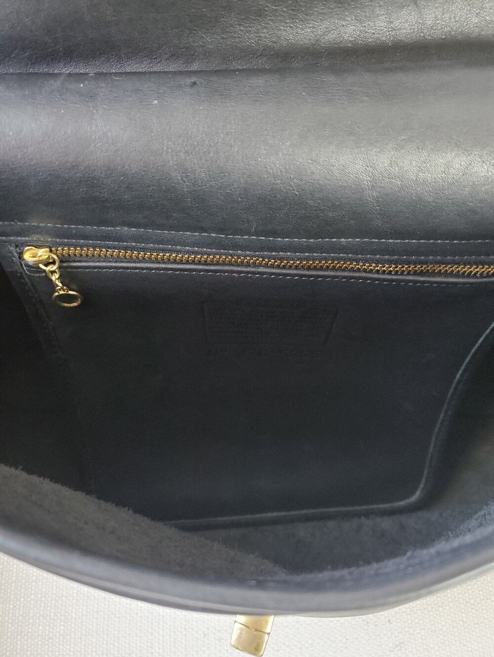 Vintage Coach Black Leather Lexington Briefcase 5265 Authentic - Picture 9 of 13